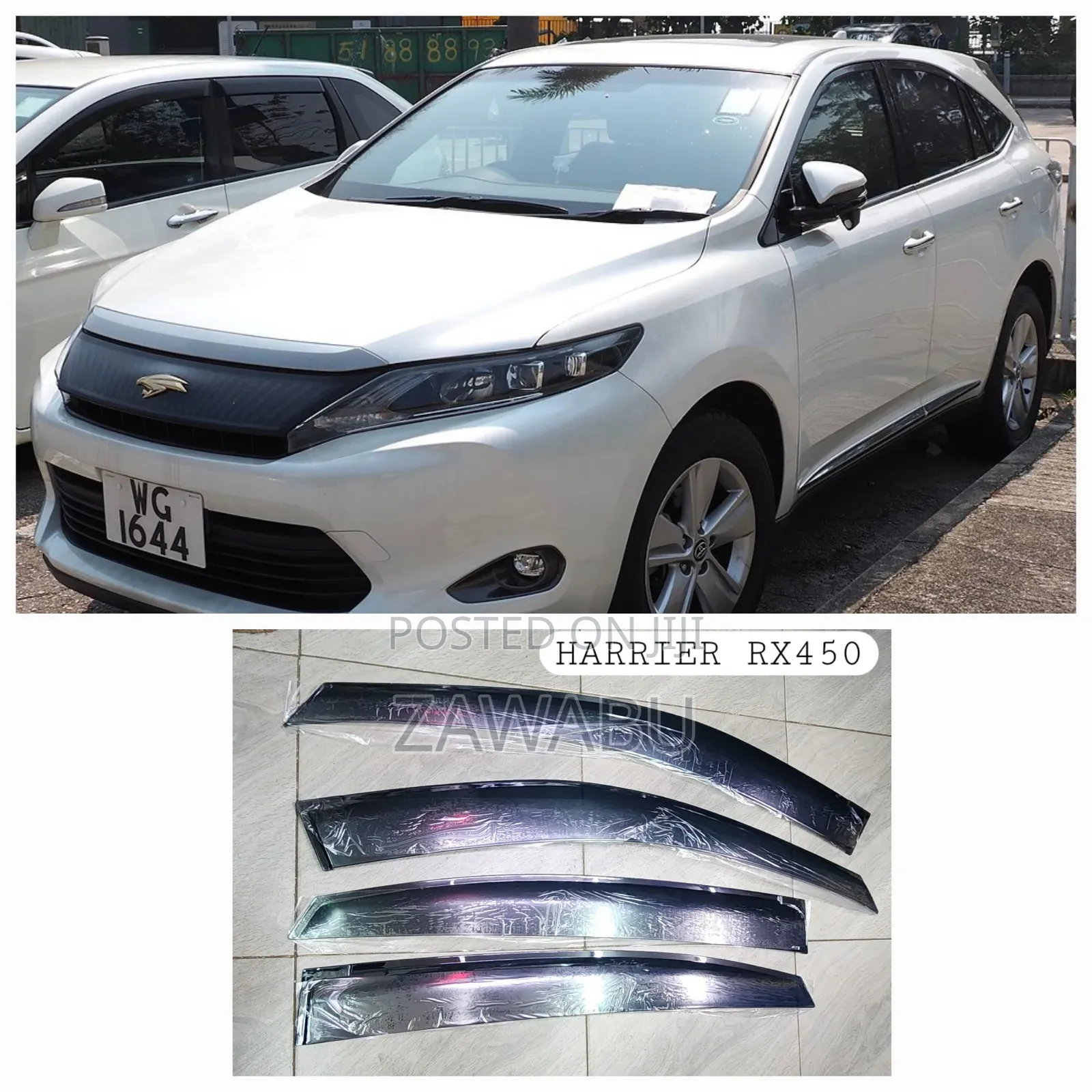 Toyota Harrier Hybrid Original Windbreakers Set