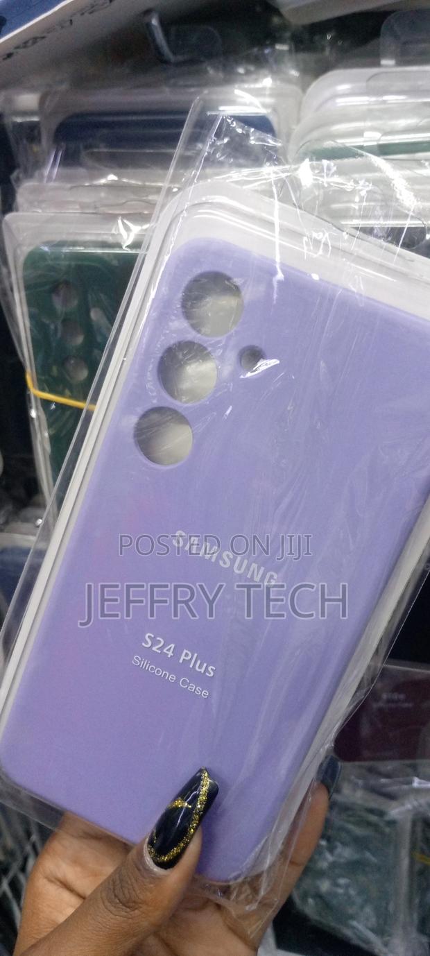 Samsung Galaxy S24 Plus Phone Case Liquid Silicone, Purple - thumbnail 3