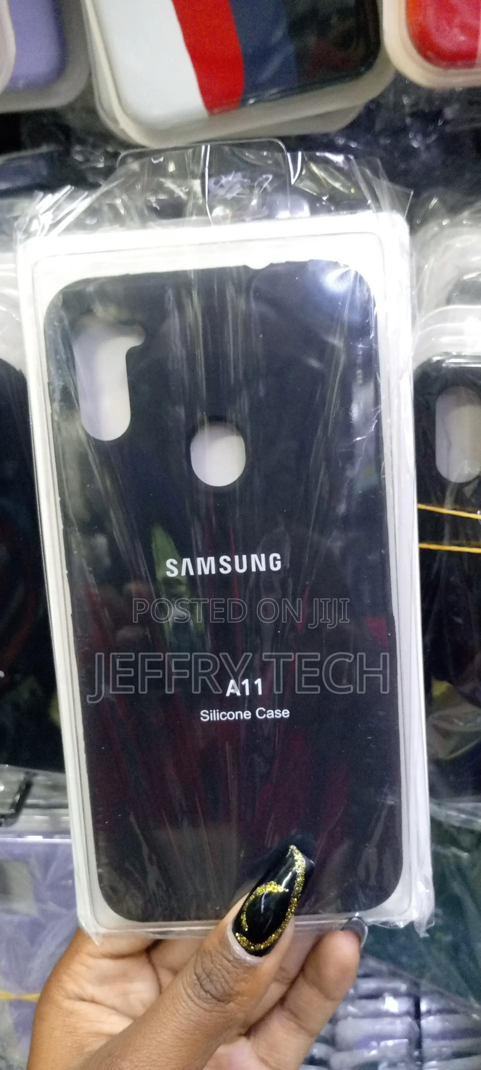 Samsung Galaxy A11 Color Liquid Silicone Phone Case(Purpl