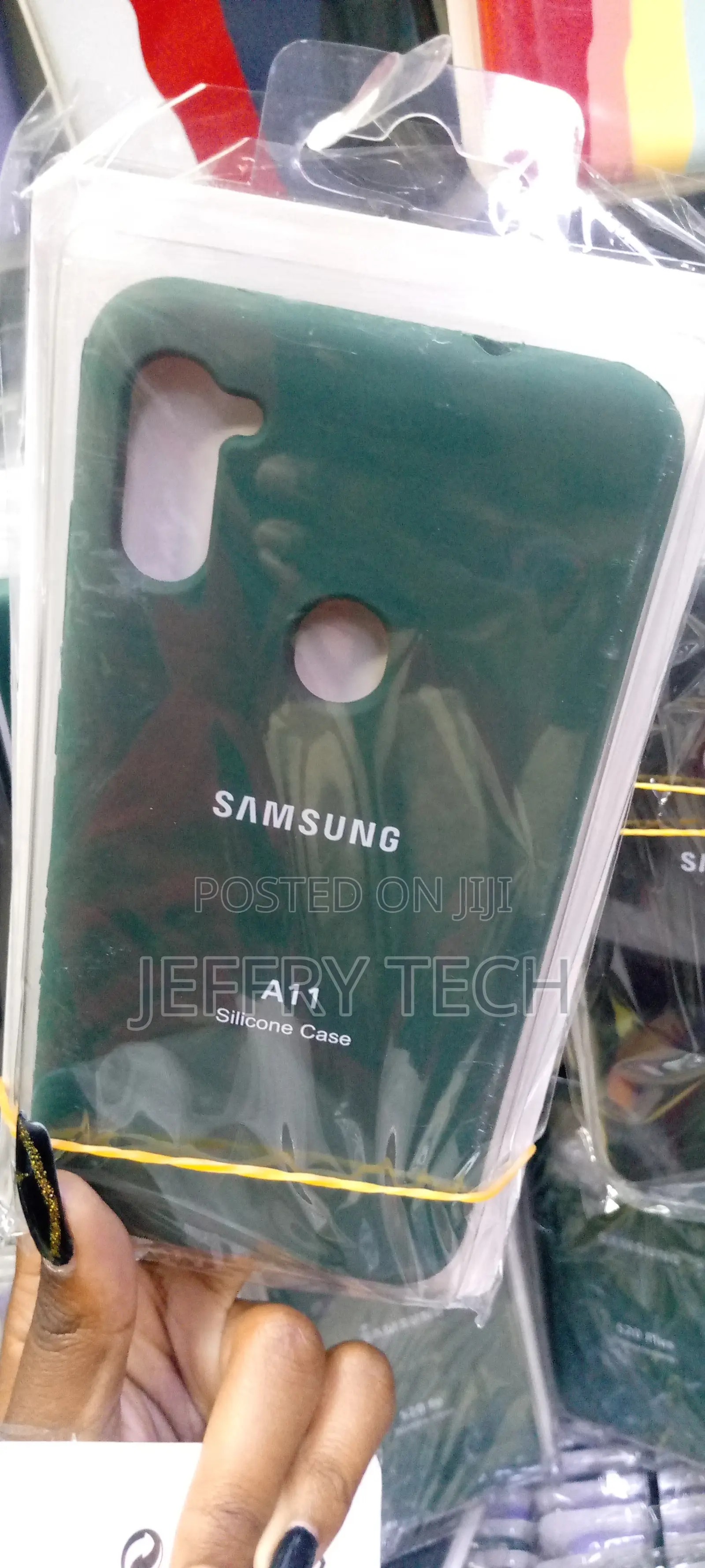 Samsung Galaxy A11/M11 Case, Silicone Cover With Green