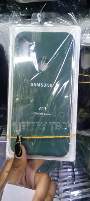 Samsung Galaxy A11/M11 Case, Silicone Cover With Green