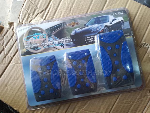 Blue Black Fdotter Manual Nonslip Pedal Coverd