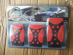 Black Dotted Manual Nonslip Pedal Covers