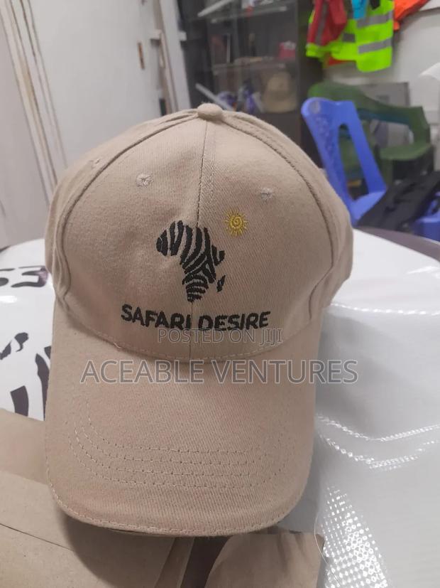 Brushed Cotton Caps(With Embroidery)