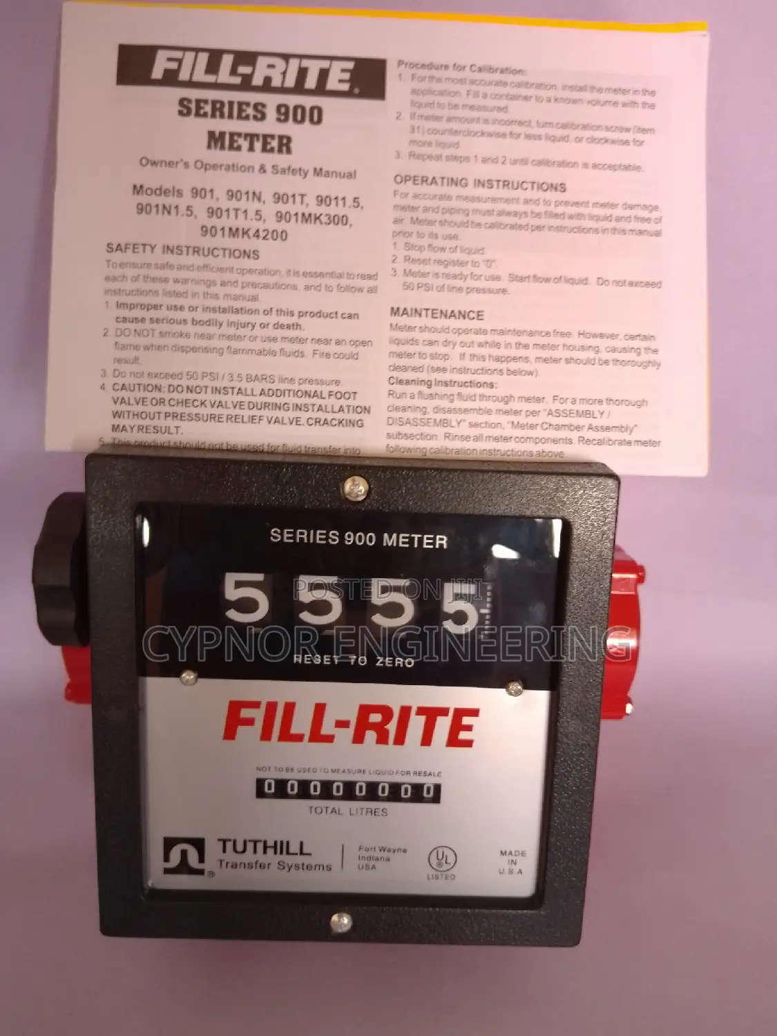 Robust Fillrite 2-Inch Flow Meter