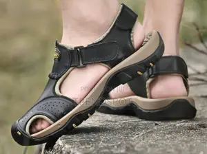 Original Leather Open Shoes. 40-45