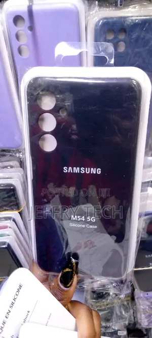 Samsung Galaxy M54 5G Silicone Case TPU Protector Black
