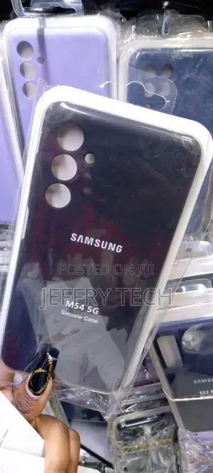 Samsung Galaxy M54 5G Silicone Case TPU Protector Black