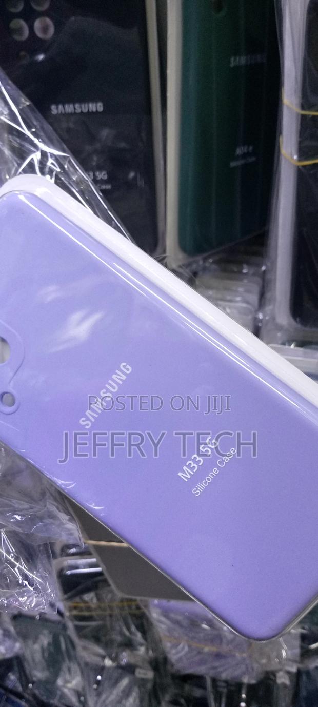 Galaxy M33 Case, Slim Smooth Soft Silicone Shockproof Anti-F - main view