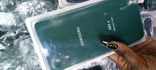 Silicone Back Case for Samsung Galaxy A04e (Light Green) - thumbnail 3