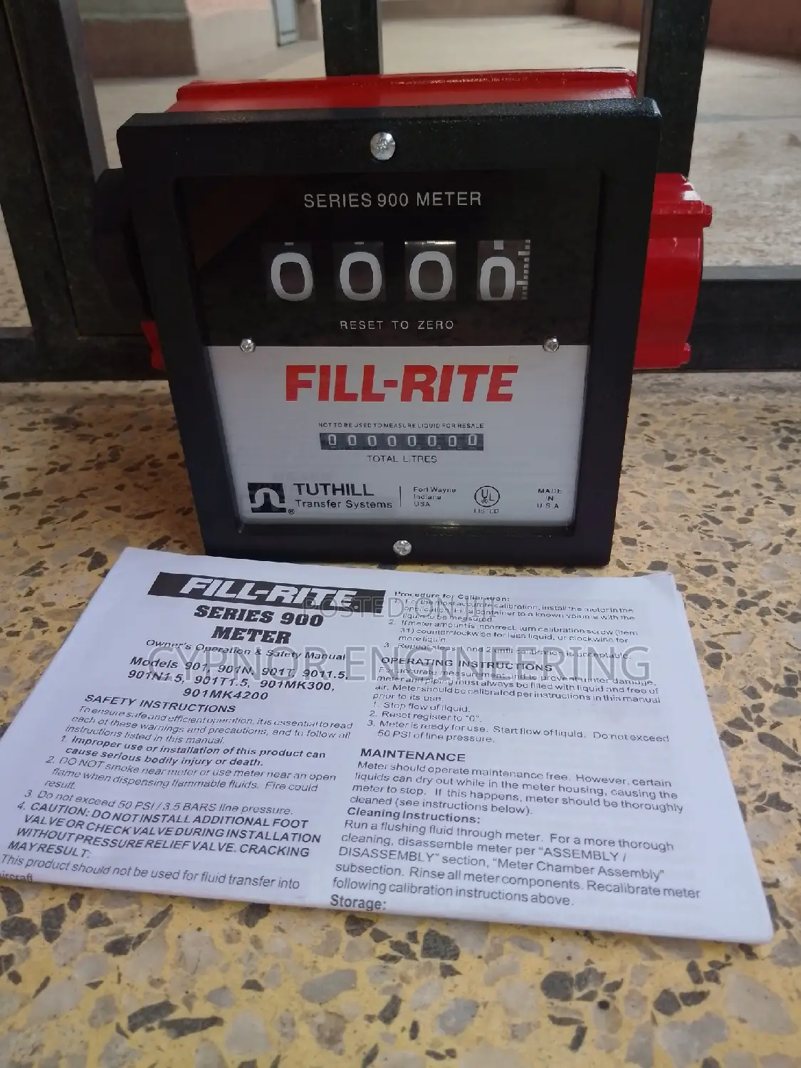 2-Inch Flow Meter Fillrite Brand