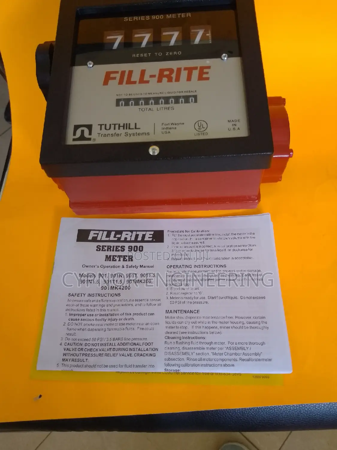 Fillrite 2-Inch Non Tamper Flow Meter.