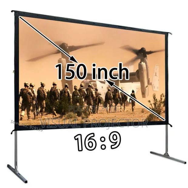 150" Projector Screen for Hire 130" X200 " Inch Screen - thumbnail 5