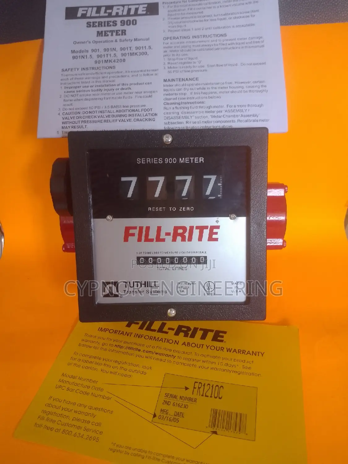 2-Inch Fillrite Flow Meter Accurate