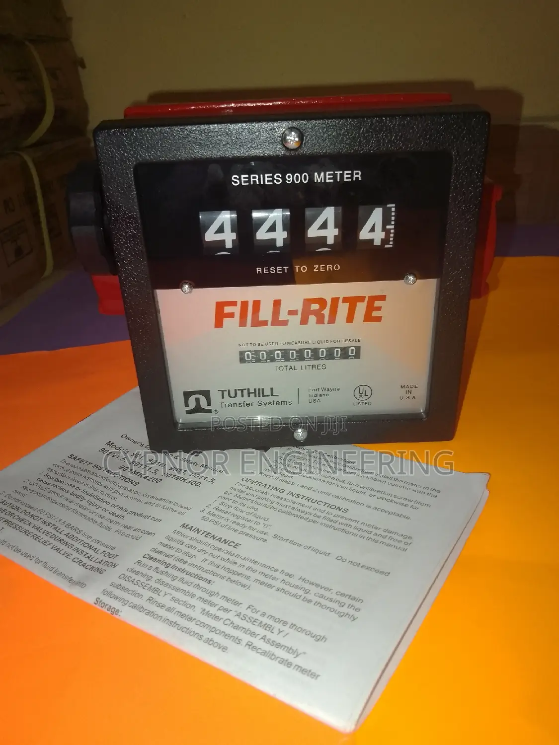 Fillrite Flow Meter With Metal Body