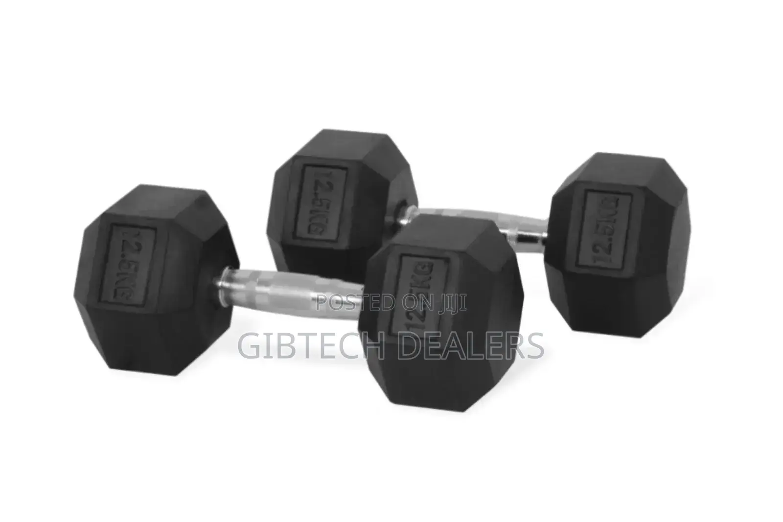12.5kg Hexagon Dumbbells
