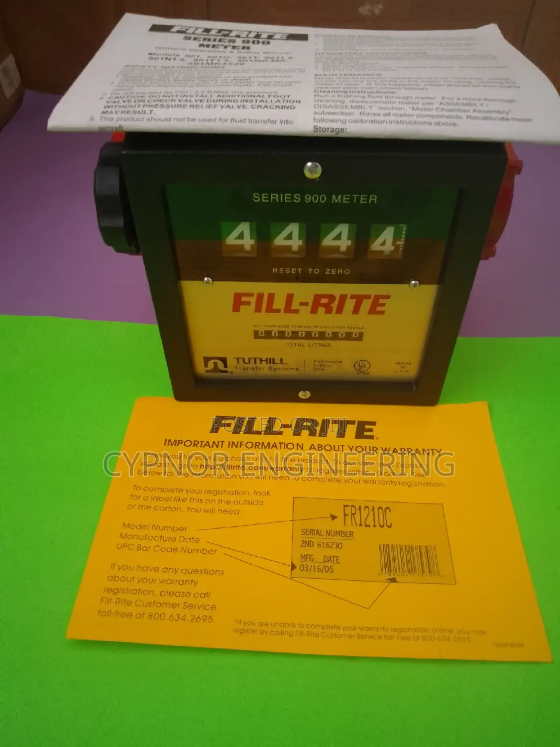 Fillrite Flow Meter Non-Tamper Counter