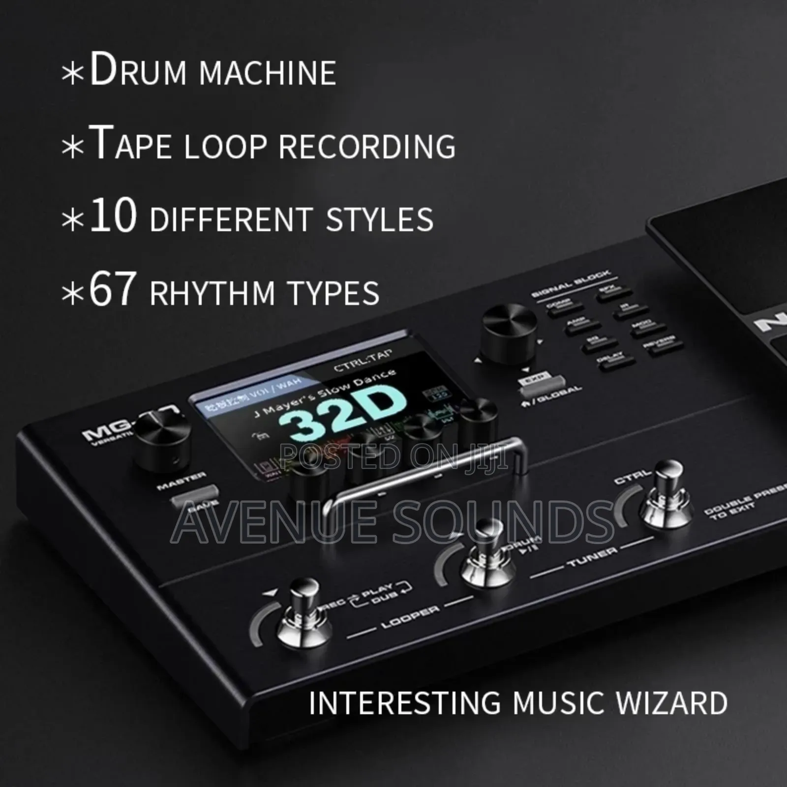NUX MG-30 Digital Multi Effect For Guitar