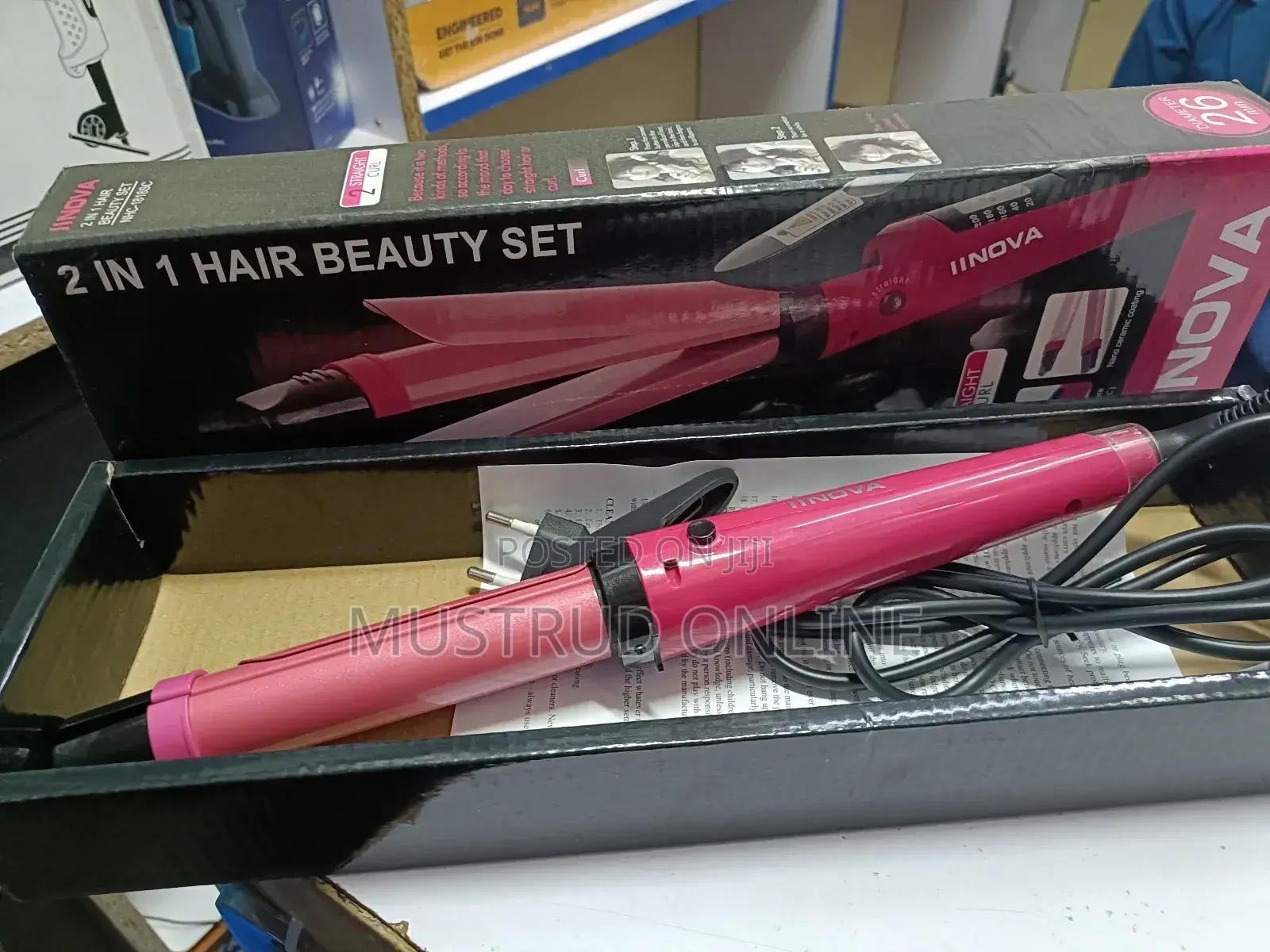 Nova Tong Straight Curls