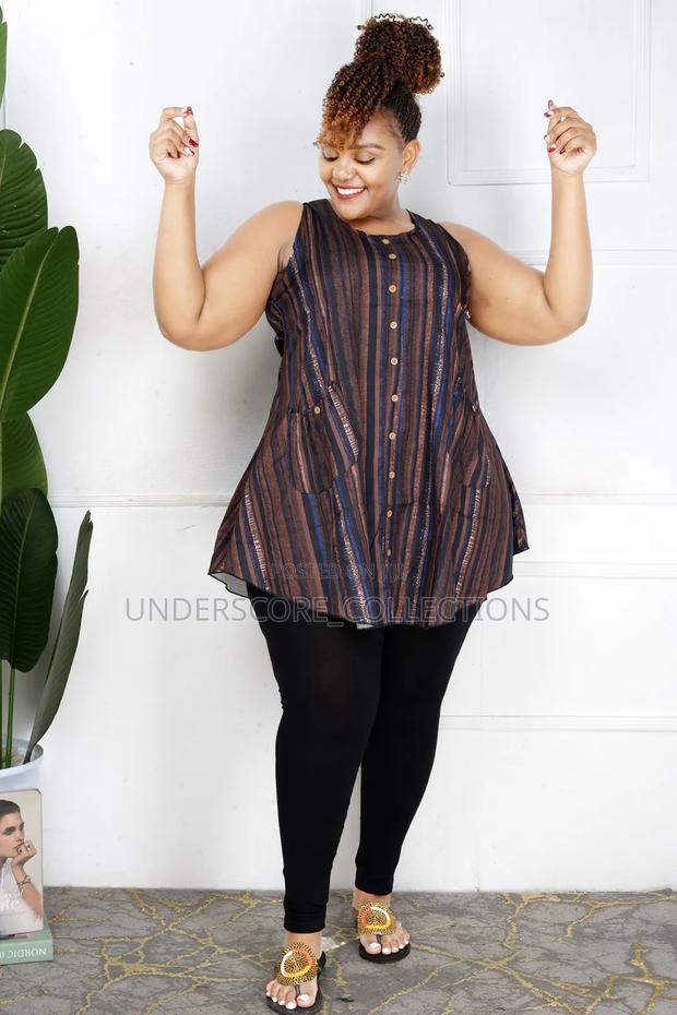 Classy Plus Size Maternity Sleeveless Tops - thumbnail 2