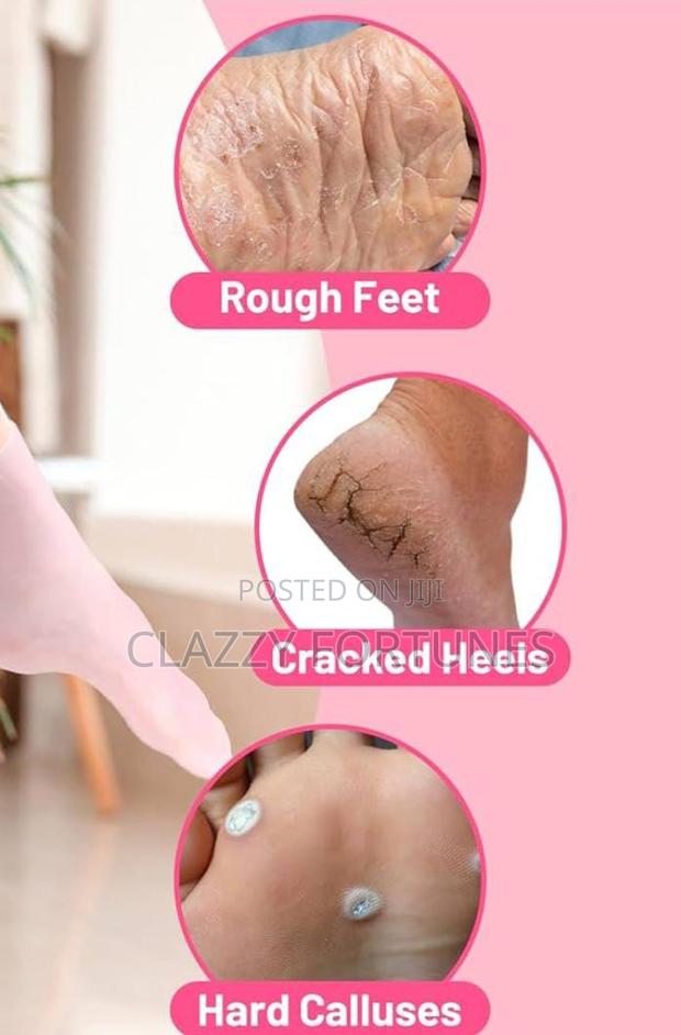 Silicone Socks/Moisturizing Gel Socks Exfoliating Foot - thumbnail 2