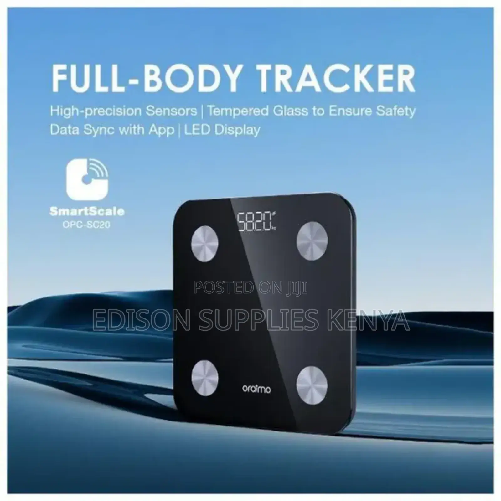 Oraimo Smart Bathroom Scale Weighing Scale Phone App Fitness