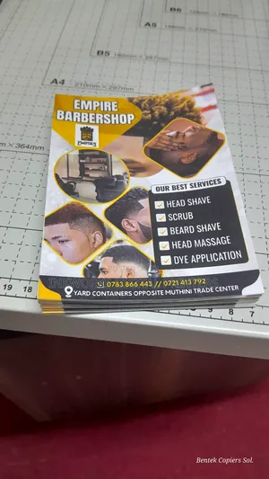 Kinyozi Flyers Printing