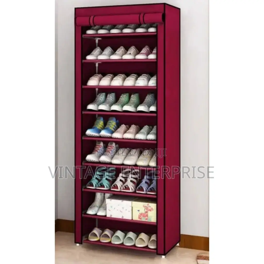 Single Column Plastic Shoe Rack