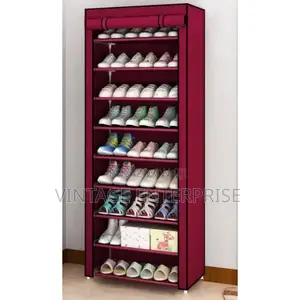 Single Column Plastic Shoe Rack