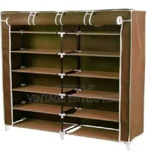 Double Collumn Shoe Rack (Plastic )