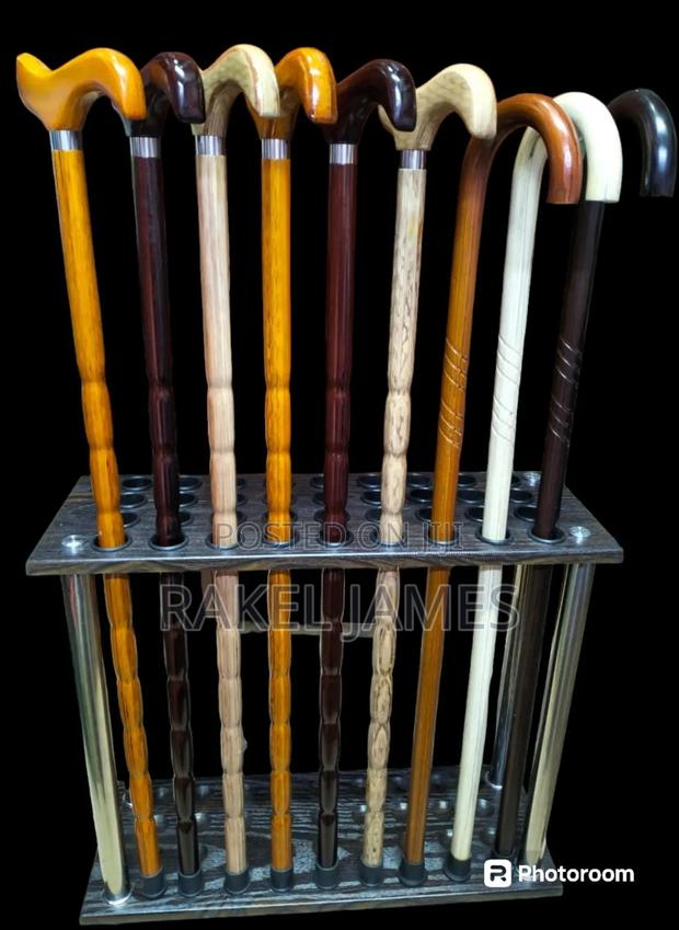 Wooden Walking Cane - thumbnail 2