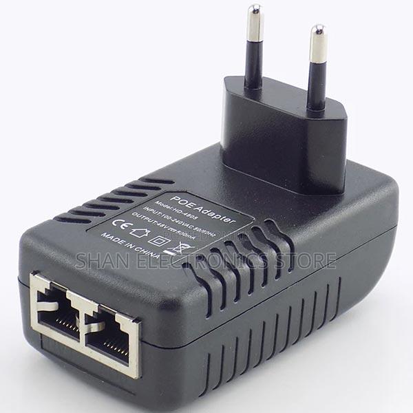 Gigabit Poe Adapter 24v 0.5a Poe Injector Power Supply