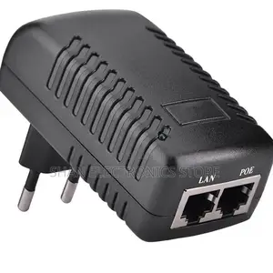 Dc Power Supply Adapter, 48v 0.5a Poe Injector Power Supply'