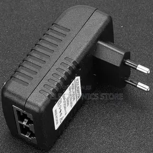 1pc Poe Adapter Dc 24v 1a Wall Socket Ethernet Injector ^