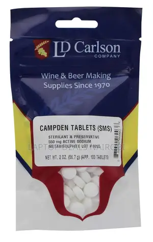 Home Brew, Wine and Juice:Campden Tablets - Price/ 1 Tablet