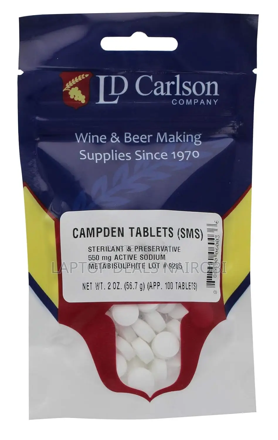 Home Brew, Wine and Juice:Campden Tablets - Price/ 1 Tablet
