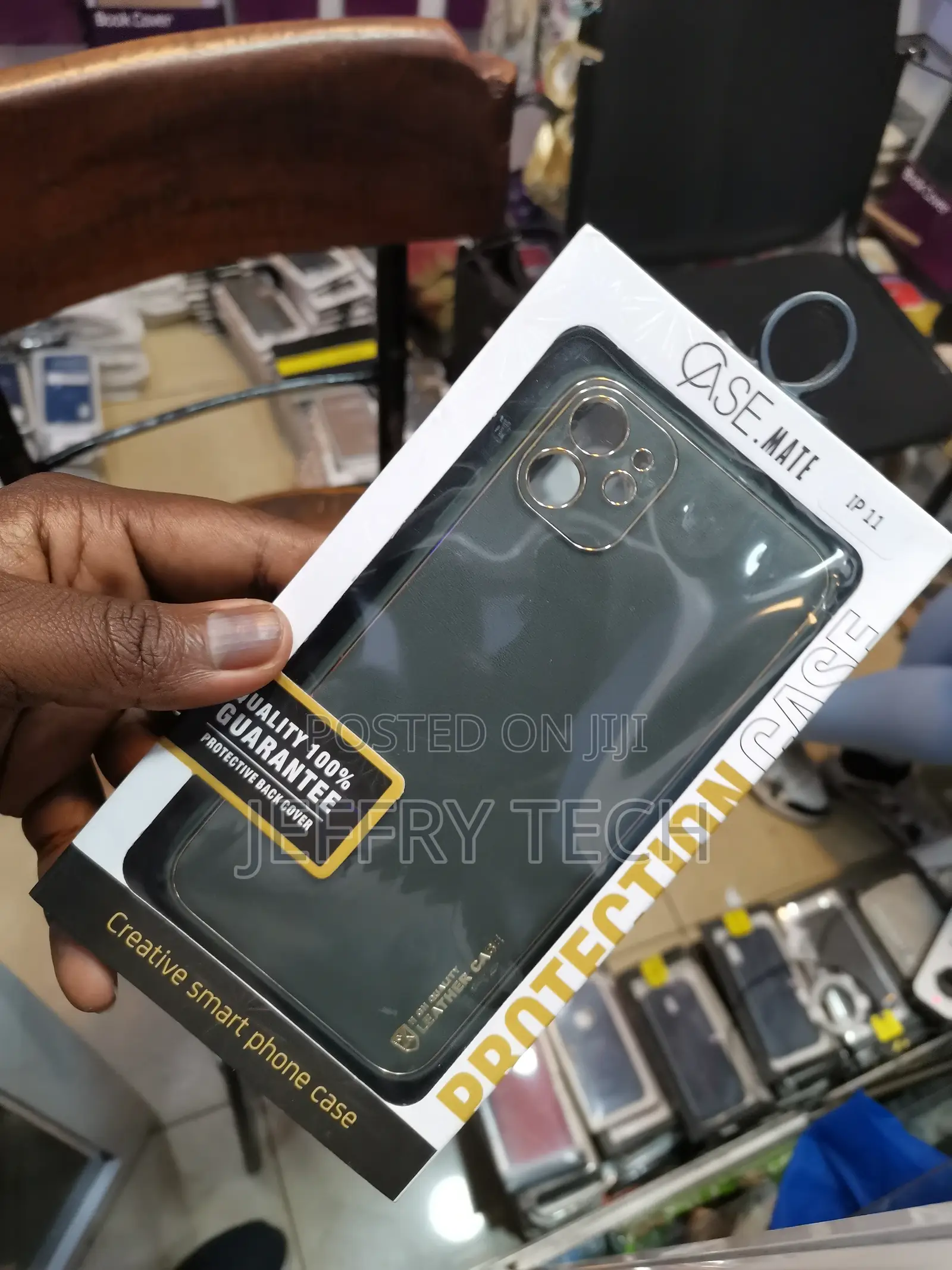 iPhone 11 Leather Case. Premium Slimline Back