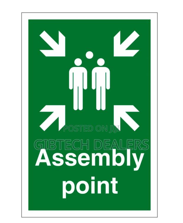 Fire Assembly Sign, Fire Assembly Sign - main view