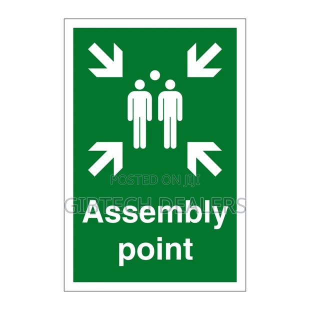 Fire Assembly Sign, Fire Assembly Sign,