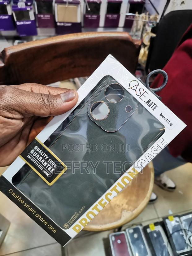 Redmi 13C Case, Thin Slim Folio Flip Leather Case - thumbnail 3