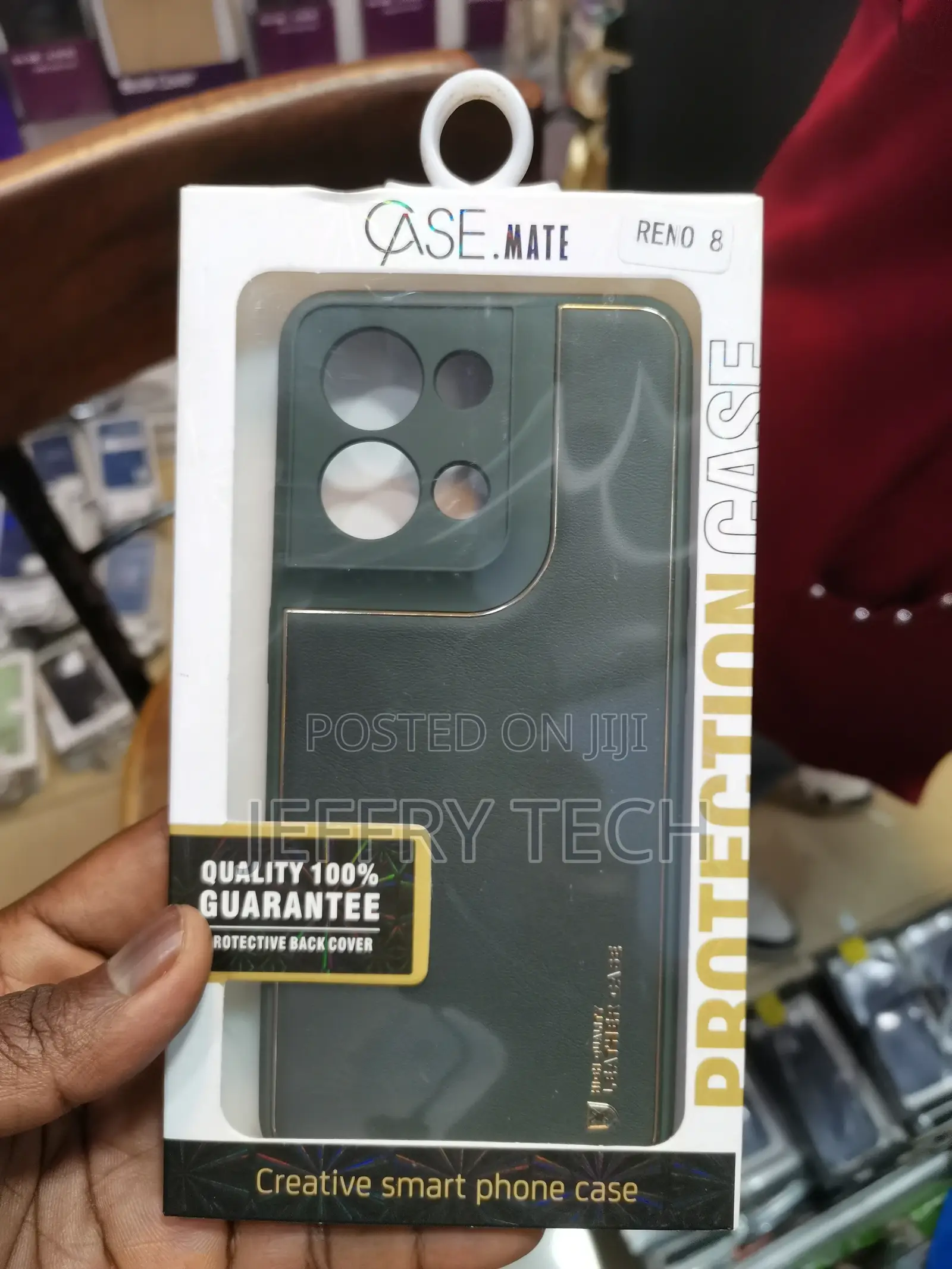 Leather Phone Case for OPPO Reno 8 4G