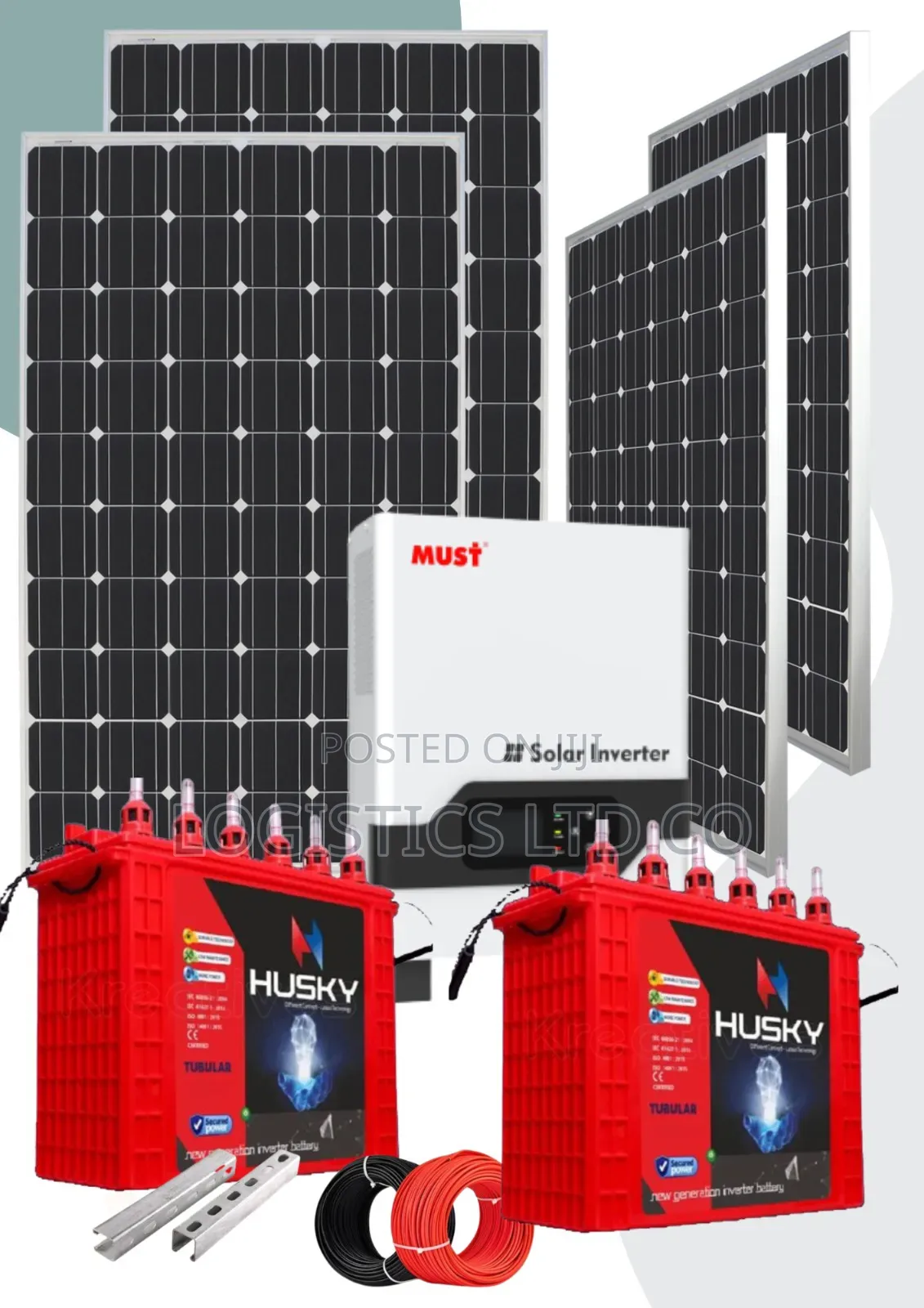 3kva Solar Energy System + 200ah Tall Tubular Battery in Nairobi