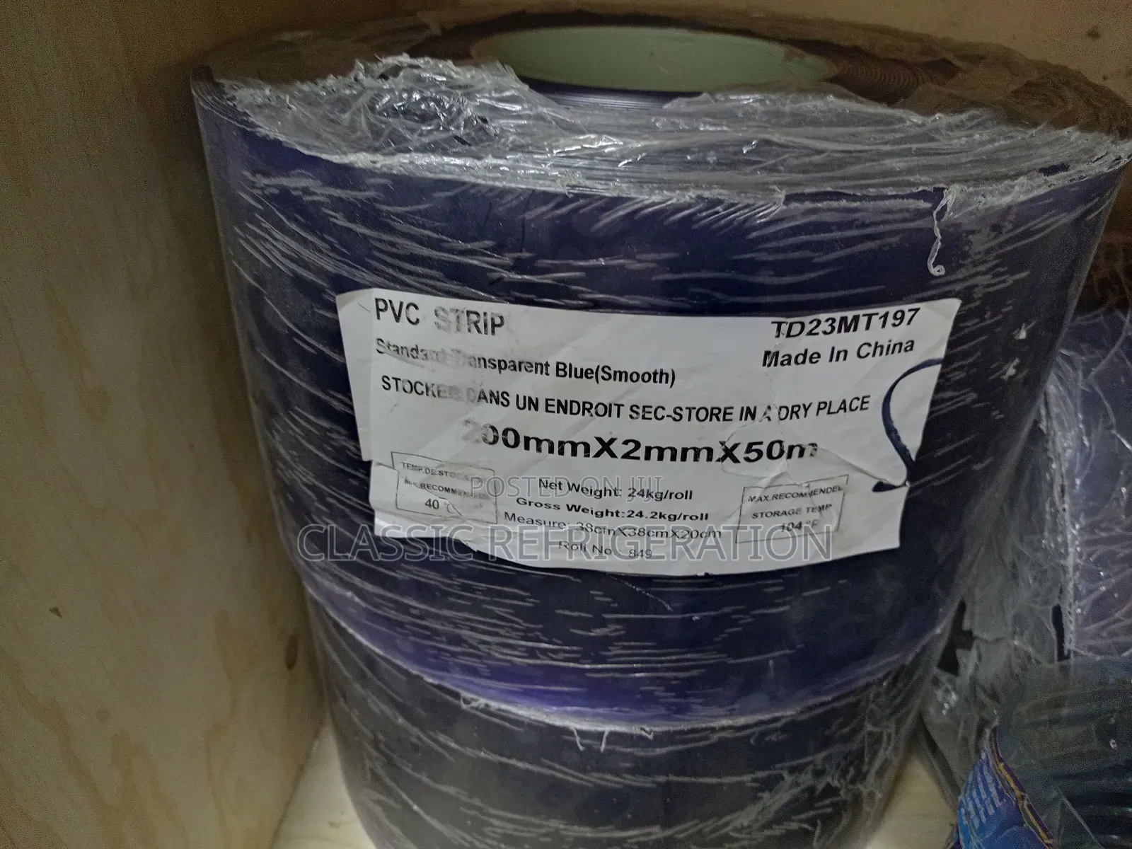 PVC Strip Curtains Standard Clear