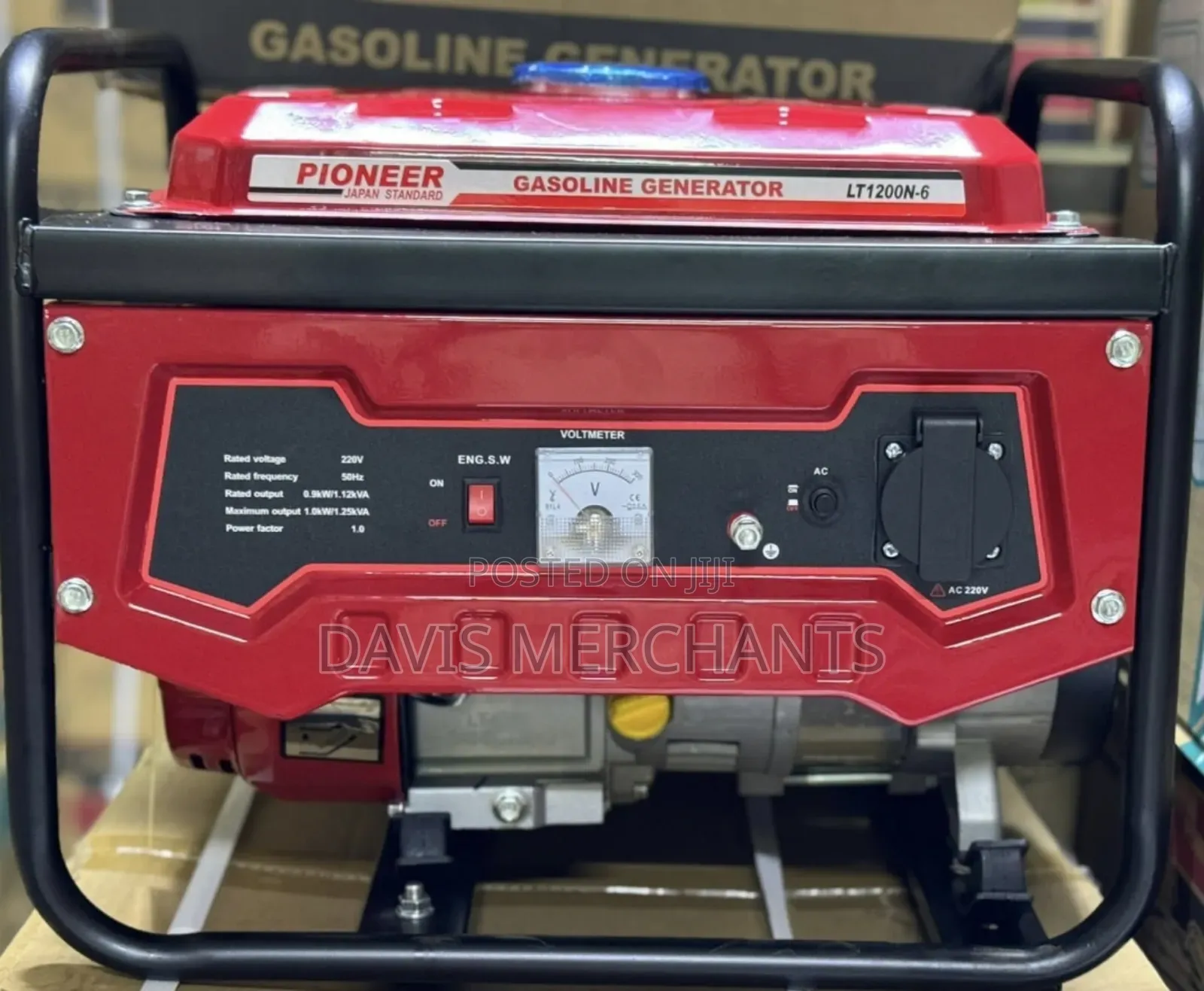 Generator With 1.1kva Power Petrol Engine Manual Start