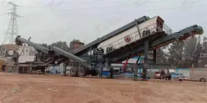 Complete Mobile Jaw Impact Crusher and Screening Station