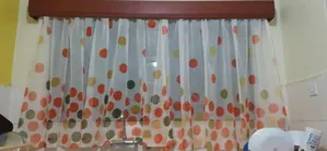 Flowered Kitchen Sheer Flowered Kitchen Sheer