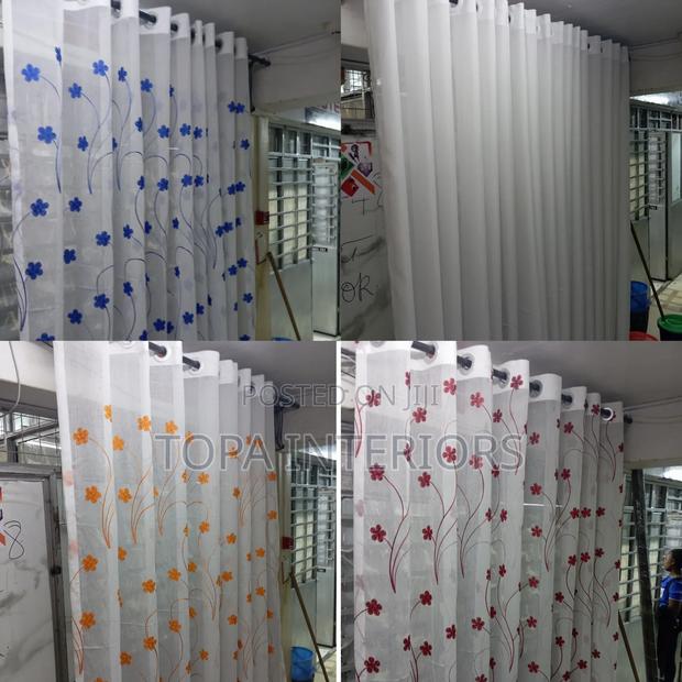 Machine Washable White Sheer Curtains for House Windows