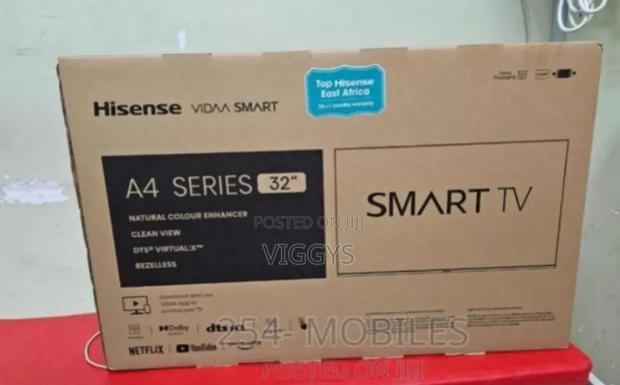 *Hisense 32A4 32′′ Smart Vidaa HD Tv