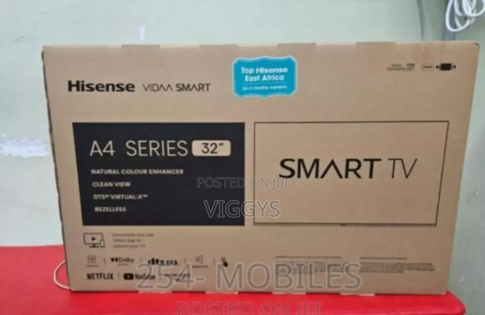 *Hisense 32A4 32′′ Smart Vidaa HD Tv
