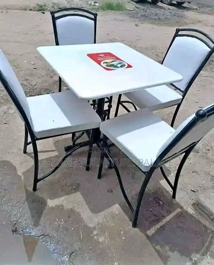 Restaurant Table With 4 Chairs